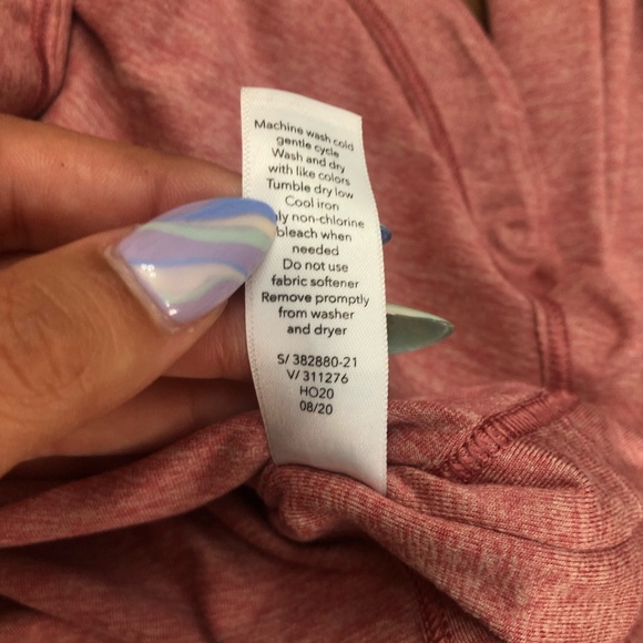 NWOT Athleta Utempo Top, Eros Pink - Picture 7 of 10